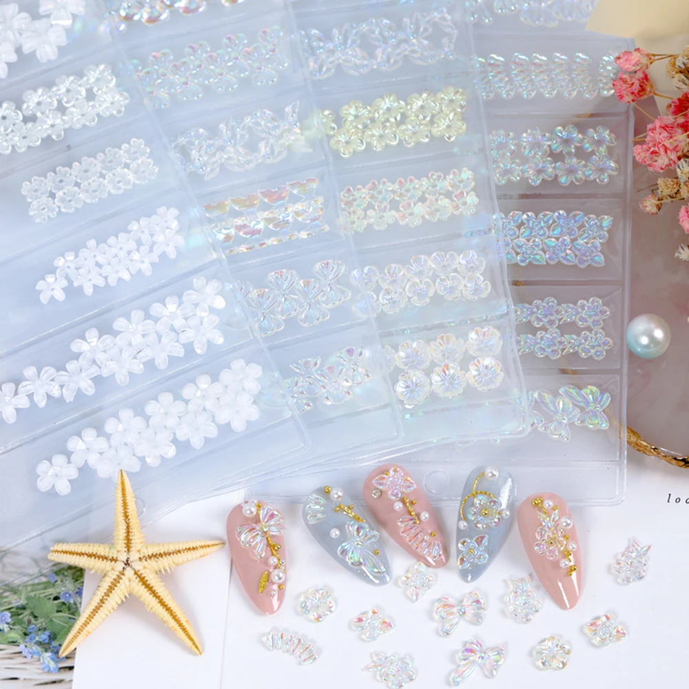 Украшение для ногтей 3D Роза из полимерной смолы |