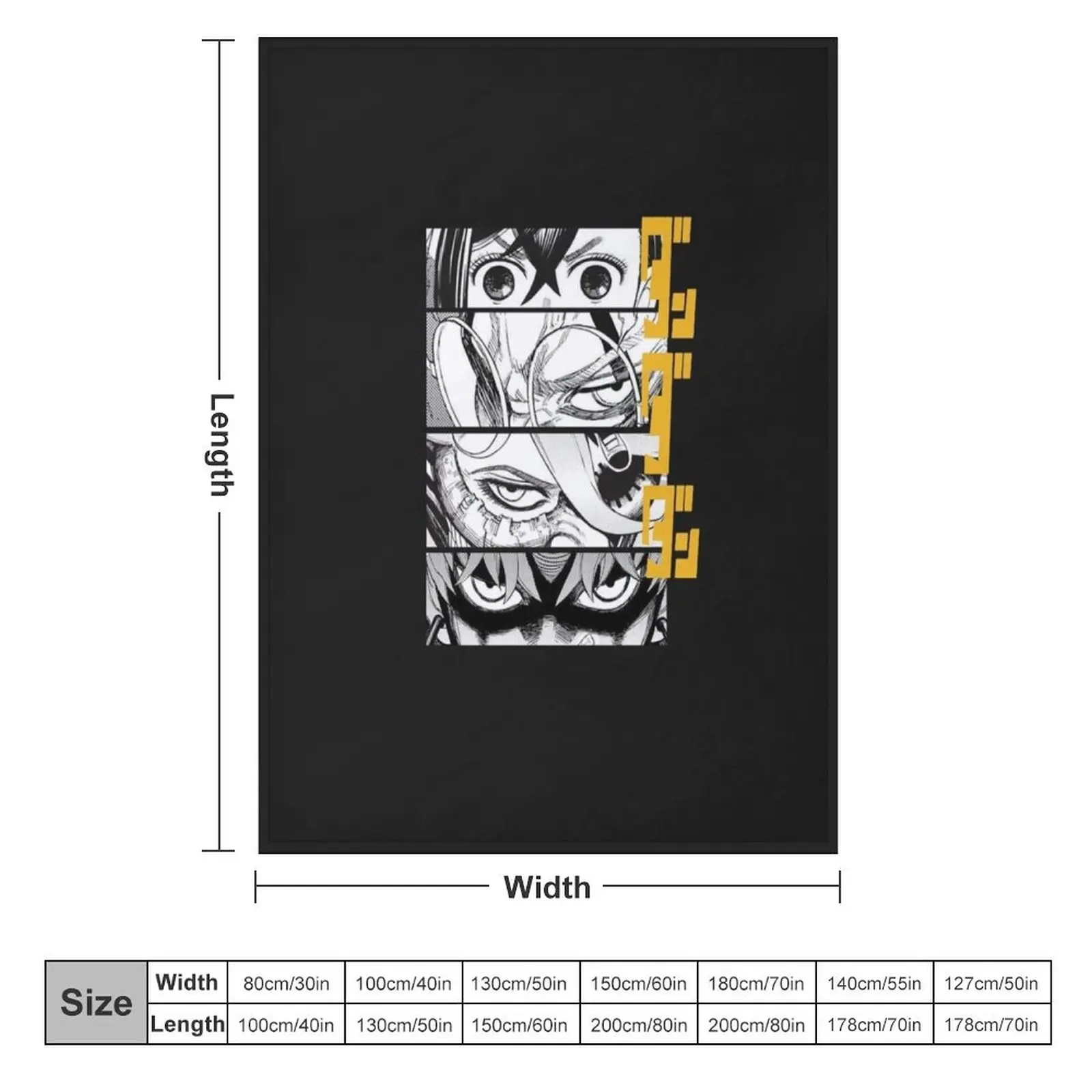 Одеяло с аниме глазами бадана декоративное пляжное одеяло