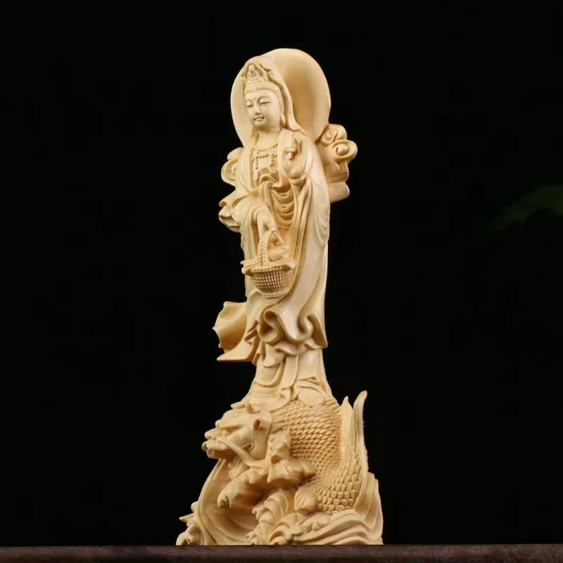 Деревянная статуэтка Гуань Инь Aoyu Guanyin