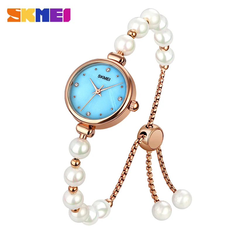 

SKMEI New Romantic Style Quartz Watch Women Fashion Thin Strap Ladies Wristwatches Female Clock 3Bar Waterproof Relogio Feminino