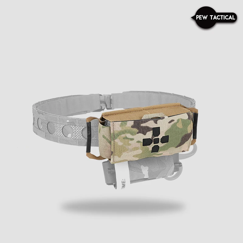 Фото PEW TACTICAL HSP Style Meical Pouch ITRK Quick Release Medical Kit Сумка для травм для ремня №1