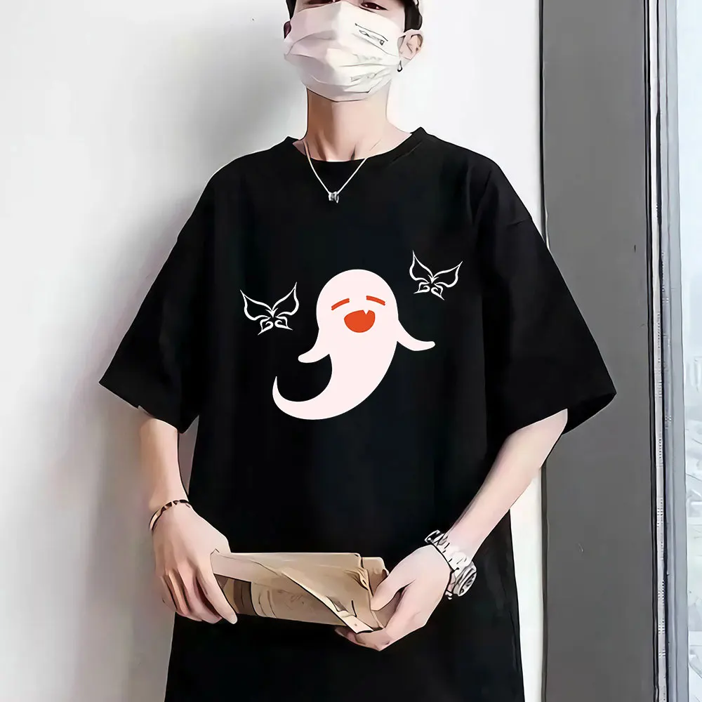 

Genshin Impact Hu Tao T Shirt Men Women Short Sleeve Funny T Shirt Unisex Harajuku Tee Shirt Oversize Cosplay Anime Things Tops