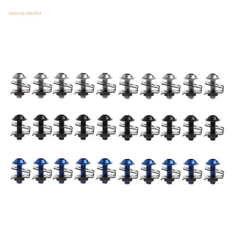 10x обтекатель для мотоцикла скутера кузова рабочие болты гайки M6 6 мм Spire