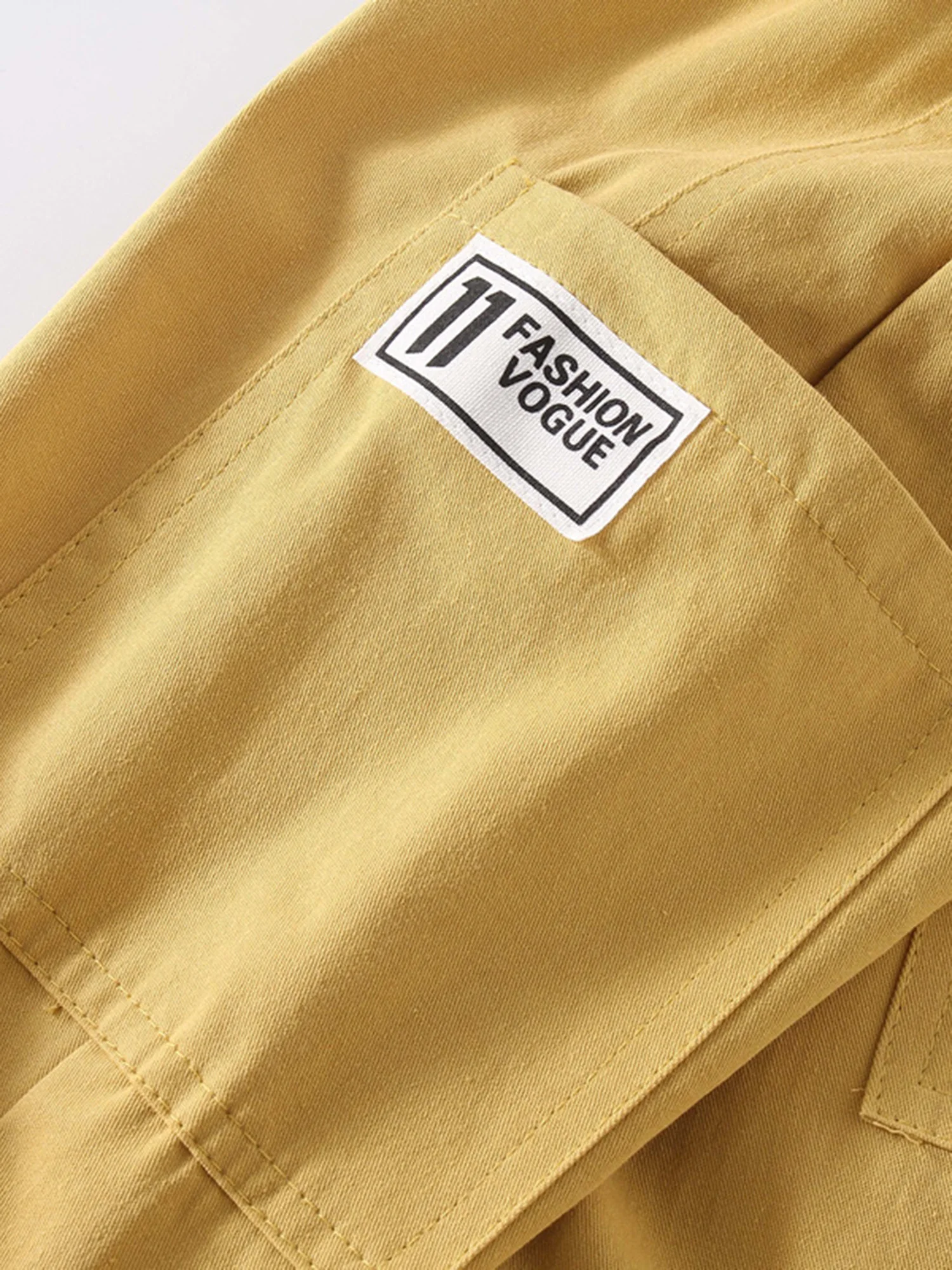 Модные однотонные брюки-карго для детей 1-6 лет |