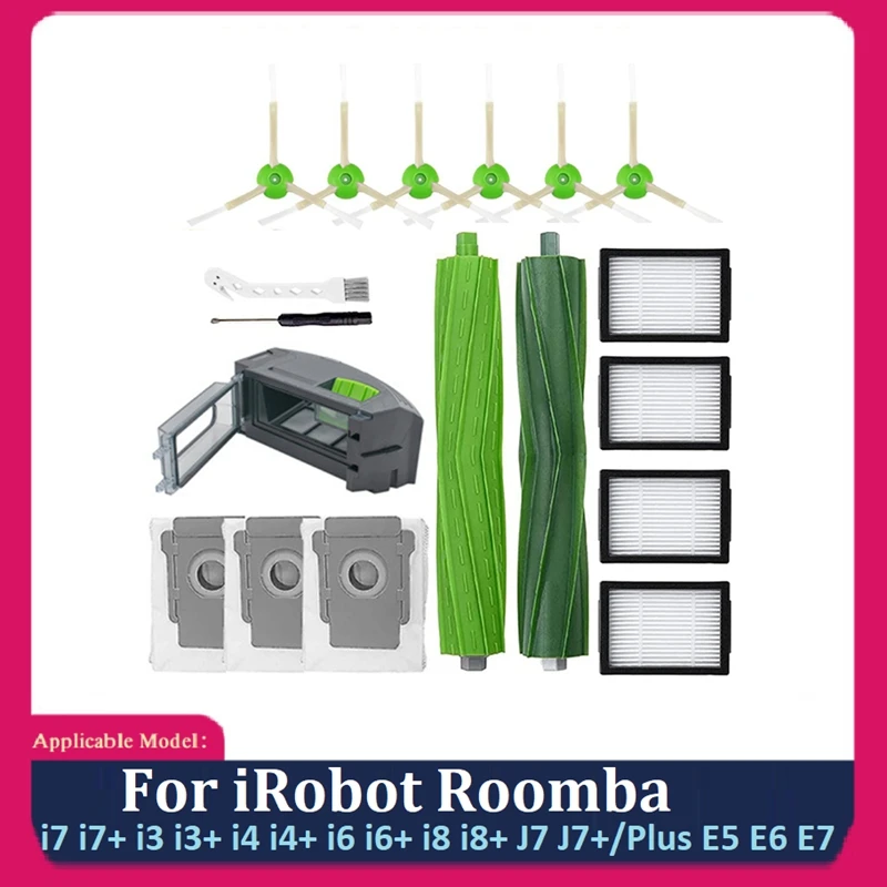 

Сменные аксессуары для робота-пылесоса Irobot Roomba I7 + I3 I3 + I4 I4 + I6 I6 + I8 I8 + J7 J7 +/Plus E5 E6 E7
