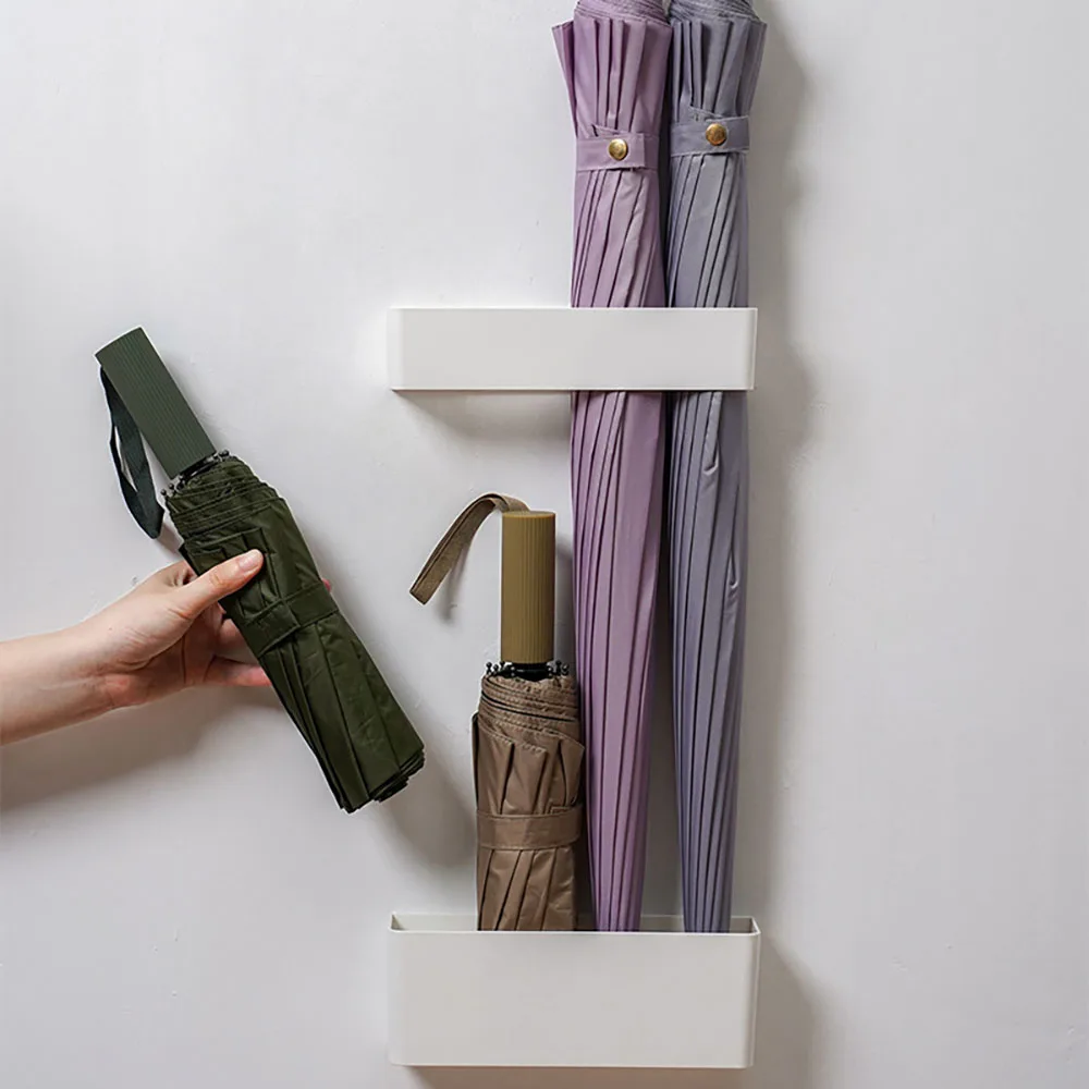 

Wall Hanging Standing Umbrella Standing for Home Office Storage Umbrella Shelving Hanging Frame Non-Mark Self-Adhesive Non-Punch