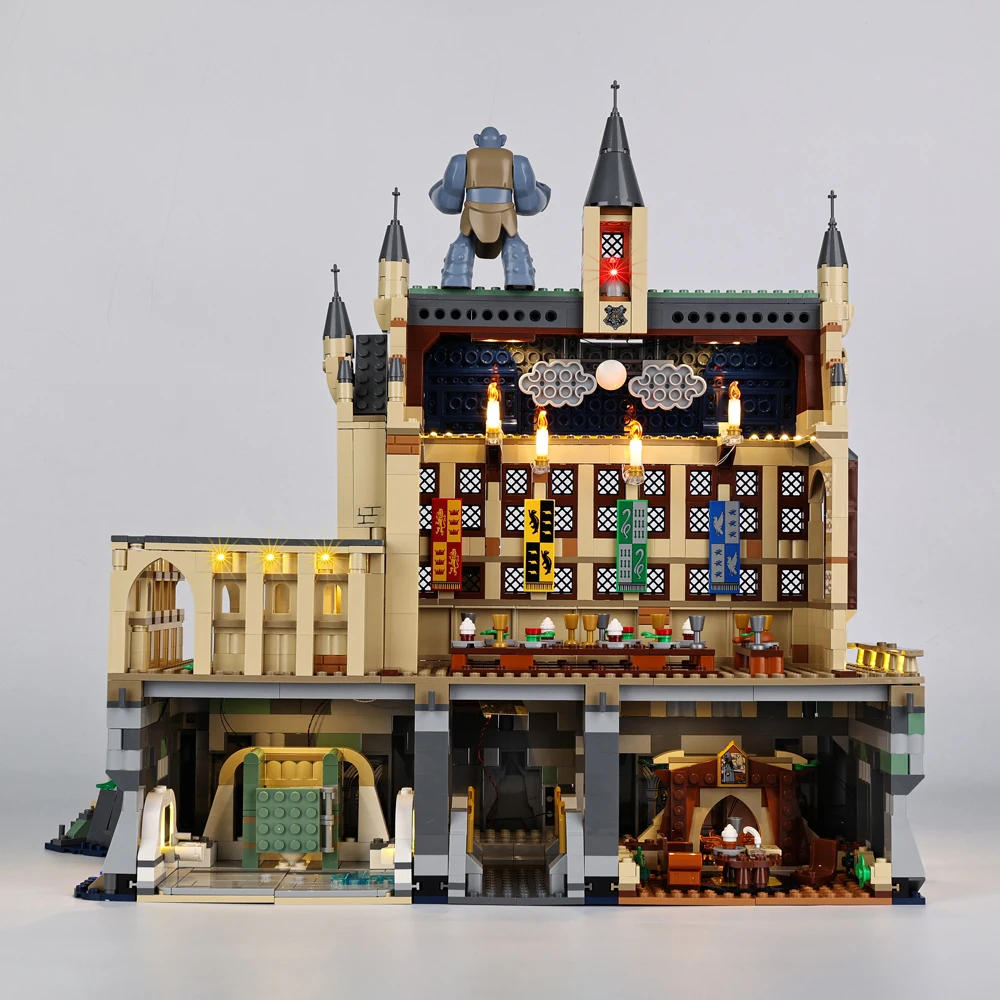 Комплект светодиодных фонарей для 76435 Замок Хогвартса: Великий зал DIY