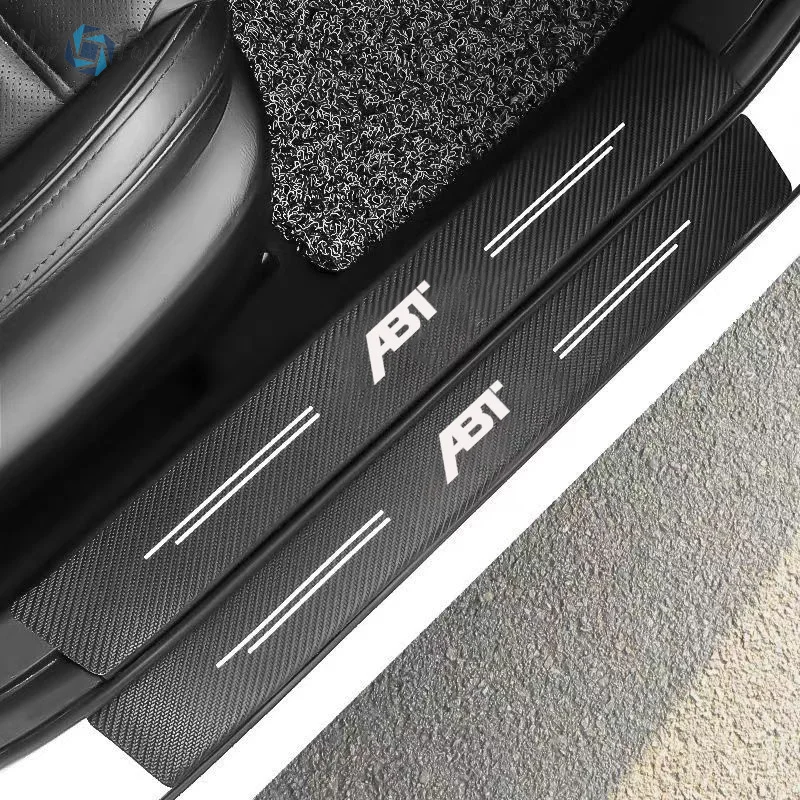 

4 шт. защитные наклейки на пороги автомобиля Для ABT Audi RS3 RS4 RS5 RS6 RS7 S4 S5 S6 SQ7 TT VW автомобильные аксессуары