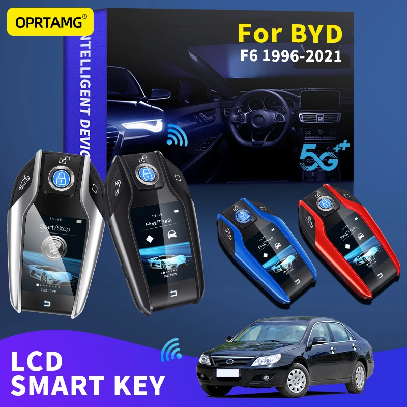 

OPRTAMG Modified Car Smart LCD Key Remote smart key For BYD F6 1996 1998 1999 2000 2004 2005 2006 2007 2010 2011 2012 2013 2021