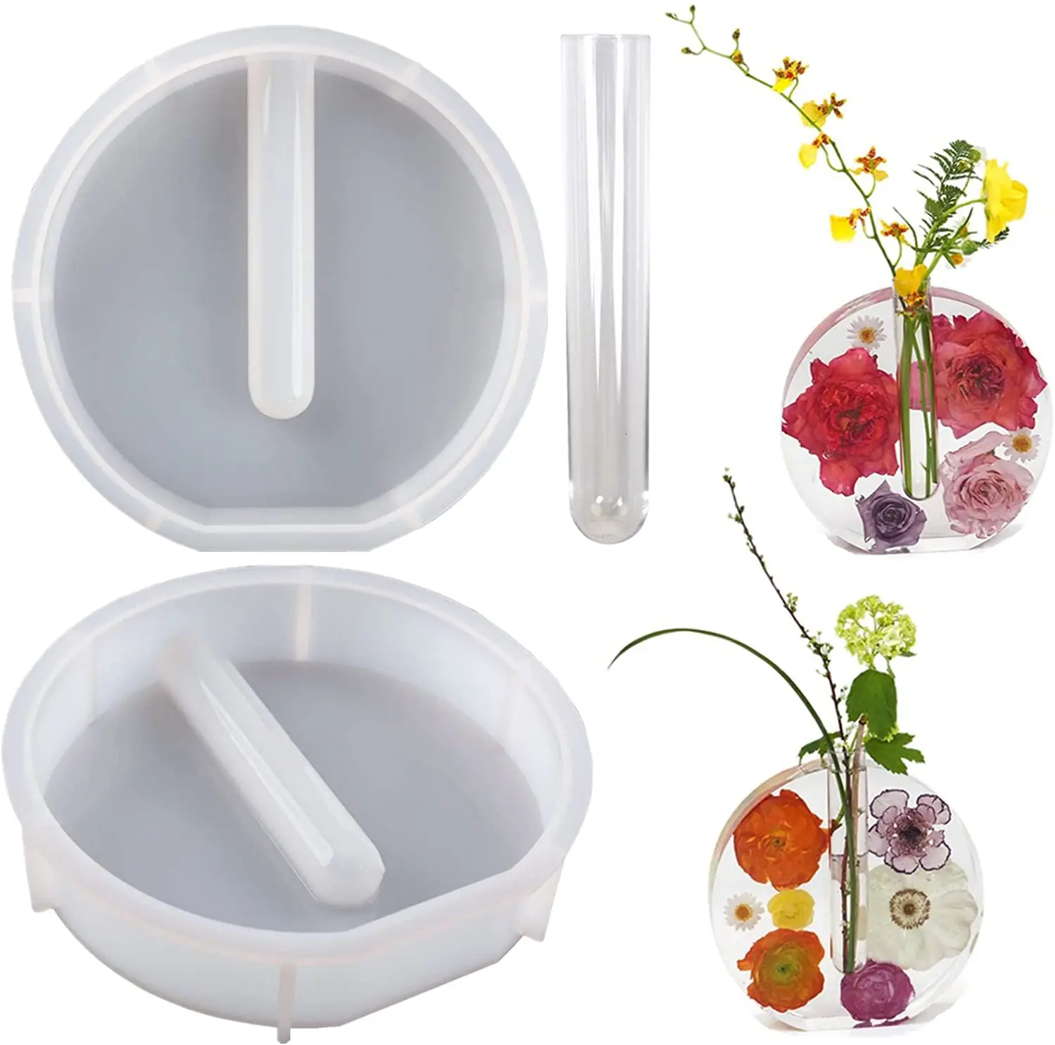 

Silicone Resin Molds for Plant Propagation Station Vase Epoxy Resin Molds for Hydroponic Plants/Flowers Home Wedding Decor