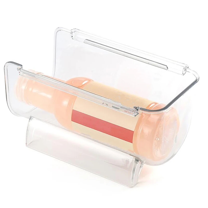 

1Pack Refrigerator Organizer Kitchen Bottle Storage Rack Stackable Wine Holder Bottles Display Shelf Fridge Kitchen Organizer