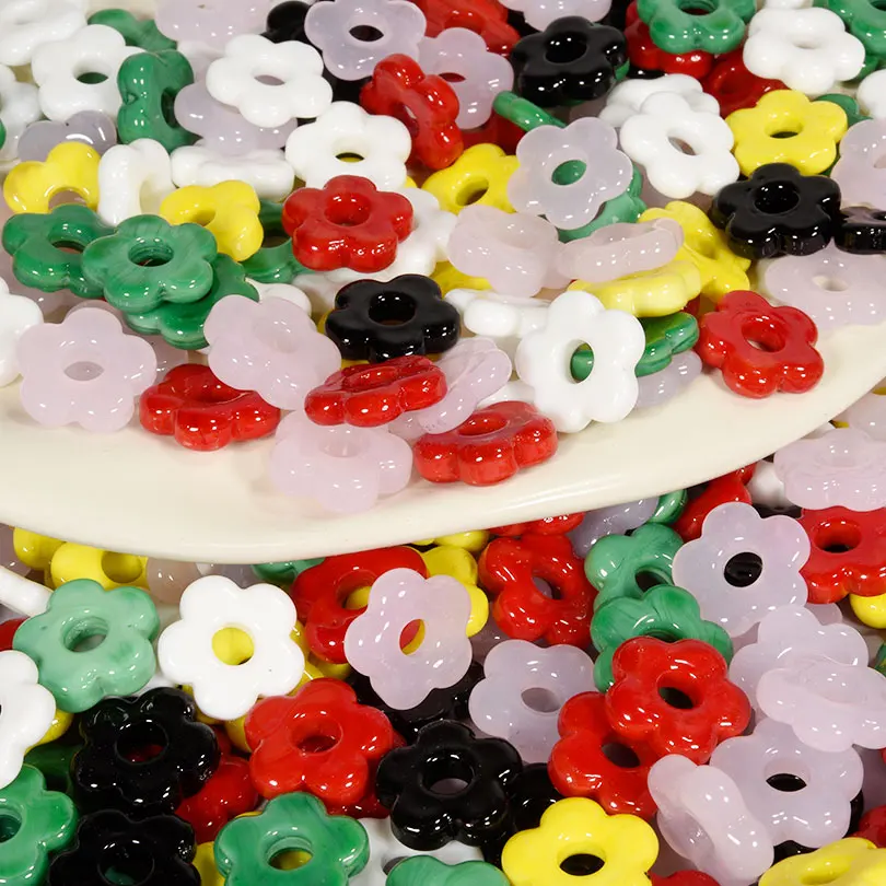 10 шт. новые винтажные полые цветочные бусины-разделители стеклянные бусины