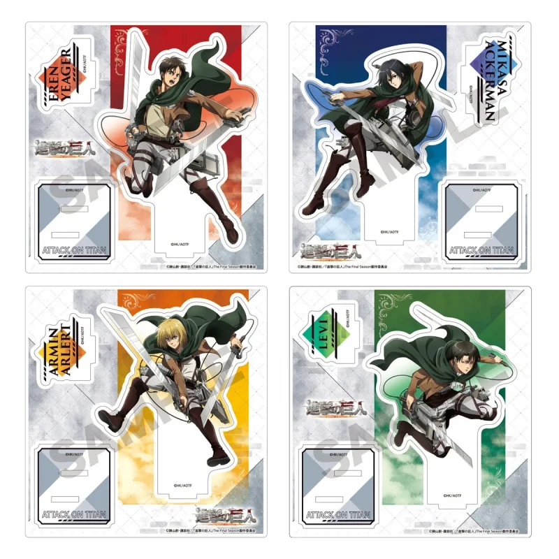 Япония Crux Goods Attack On Titan Action Standing Sign Периферийные устройства Allen Lee Will
