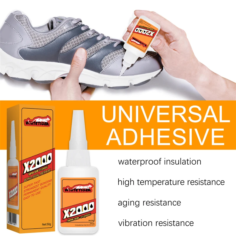 

50ml Shoe Glue Waterproof Quick-drying Repair Universal Adhesive Glue Shoemaker Professional Repair Tools Instant Super Glue