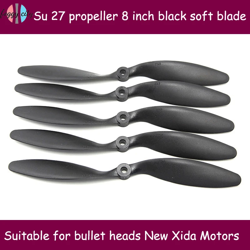Su 27 Волшебная пластина пропеллер 8060 8-дюймовый черный мягкий лезвие Складная посадка 3,17 диаметр вала Xxd двигатель