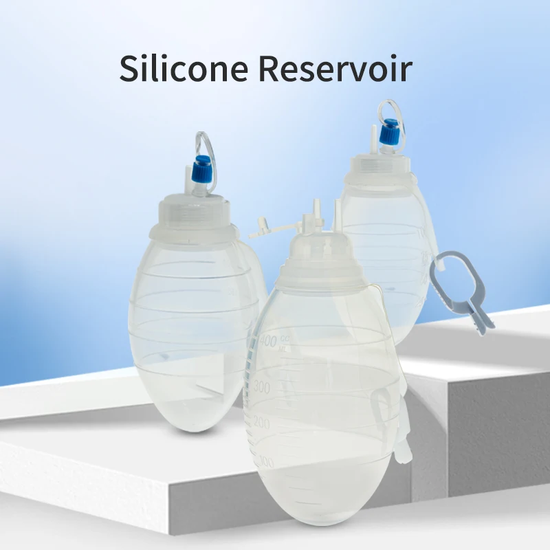 KranVer 1 шт. 100 мл/200 мл/400 мл медицинский силиконовый резервуар дренажный шарик