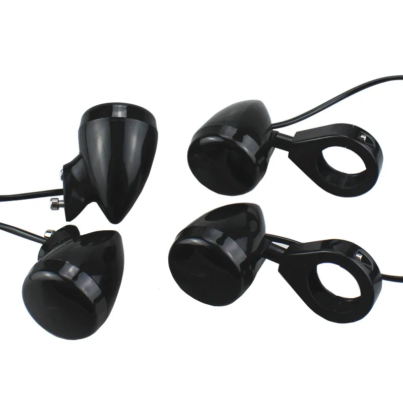 

4 xMotorcycle Bullet Turn Signal Fog Lights Relocation 41mm Fork Clamp For Harley Softail Dyna Sportster 883 XL Fat Boy