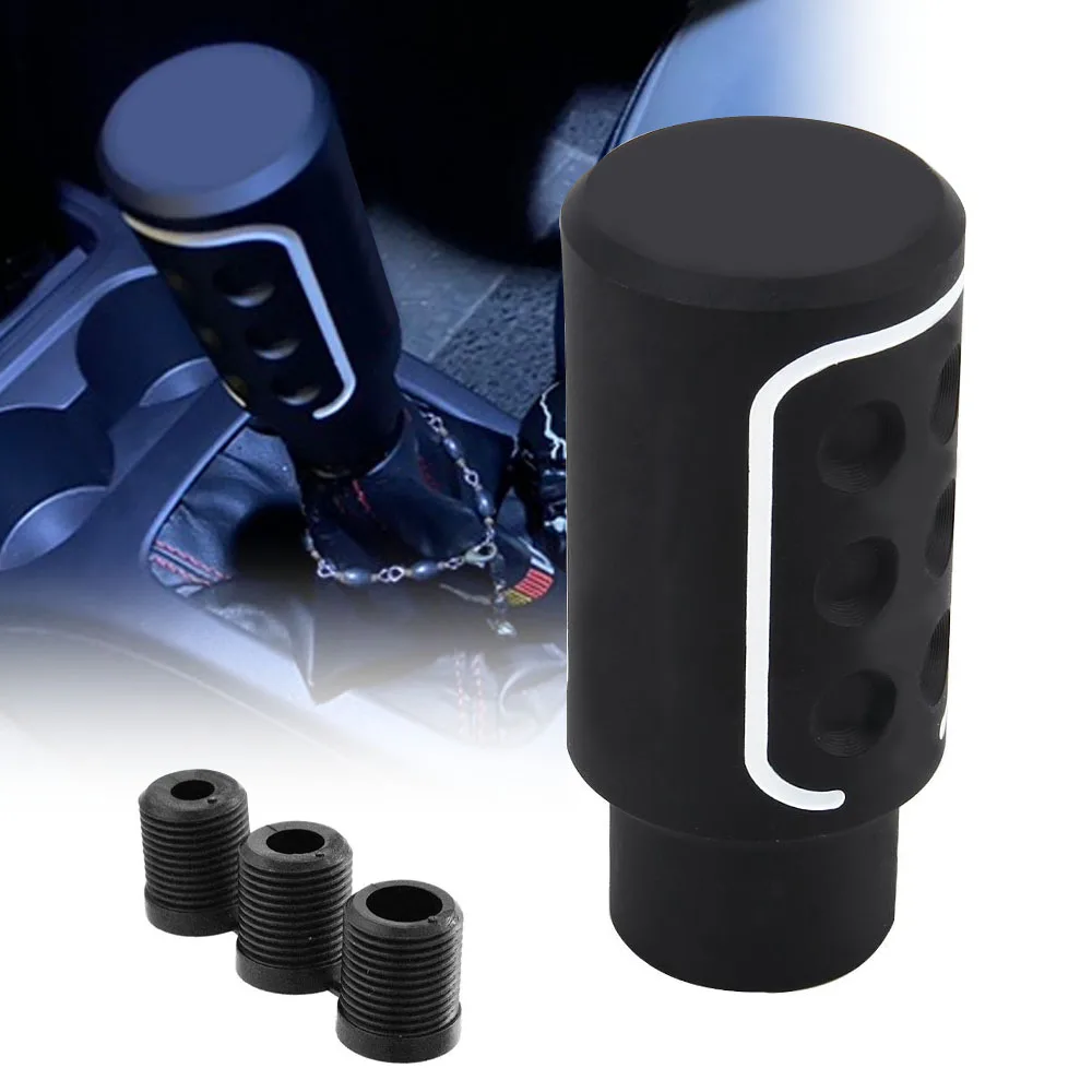 

Universal Car Manual Gear Shift Knob Head Aluminium Shifter Gearstick Lever Manual Transmission Decorative 8.4CM Car Accessories