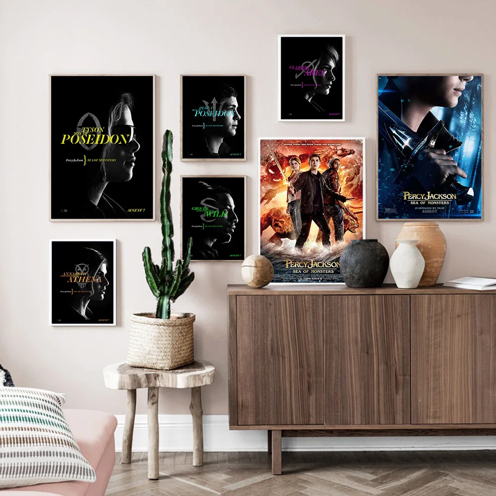 

Percy Jackson Sea Of Monsters Fantasy Adventure Film Poster Movie Art Print Canvas Painting Decor Wall Stickers