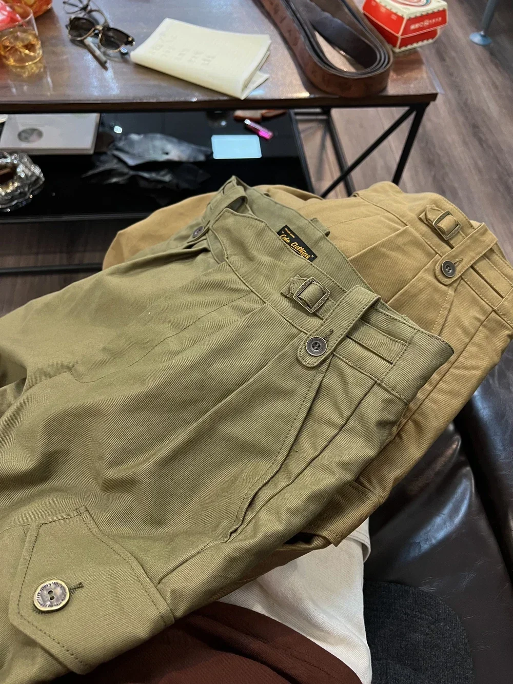 AnnualRing 50-х годов Боевые брюки британской армии TALON Мужские на молнии из твердой
