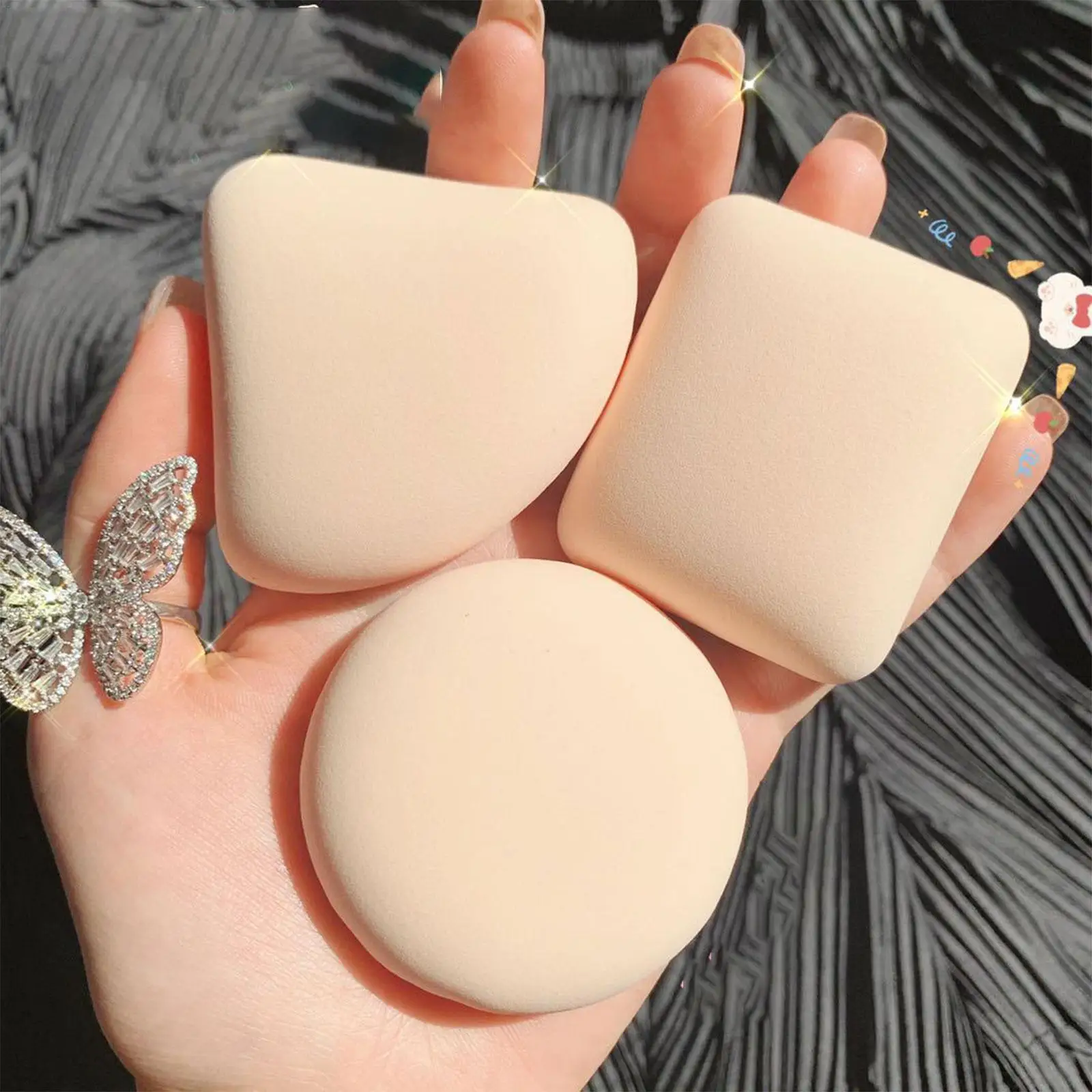 

Super Soft Marshmallow Makeup Sponge Puff Dry Wet Dual-use Air Cushion Powder Puff Cosmetic Sponges Powder Puff Makeup Tool