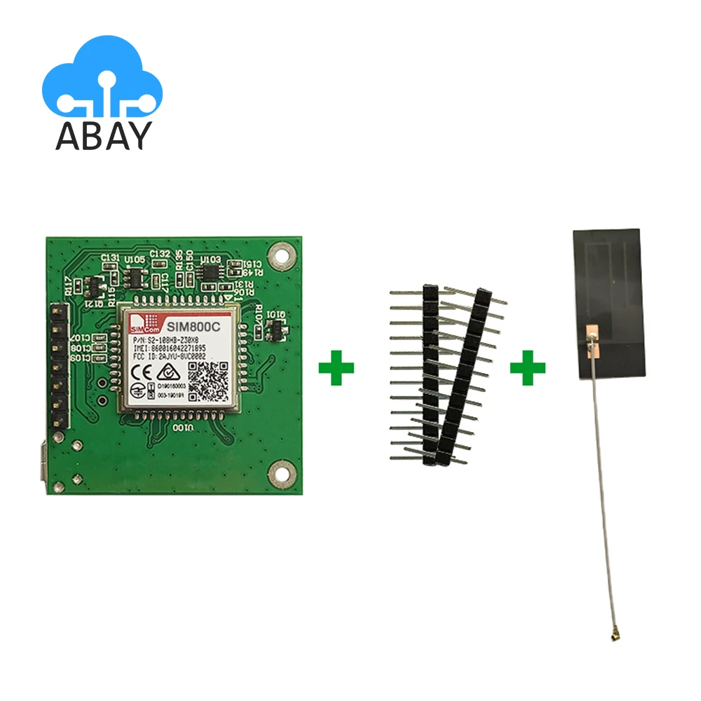 

SIMCOM SIM800C 24M Development Board Testing Kit 2G GSM/GPRS Module Quad-band 850/900/1800/1900MHz SIM800C Breakout Board