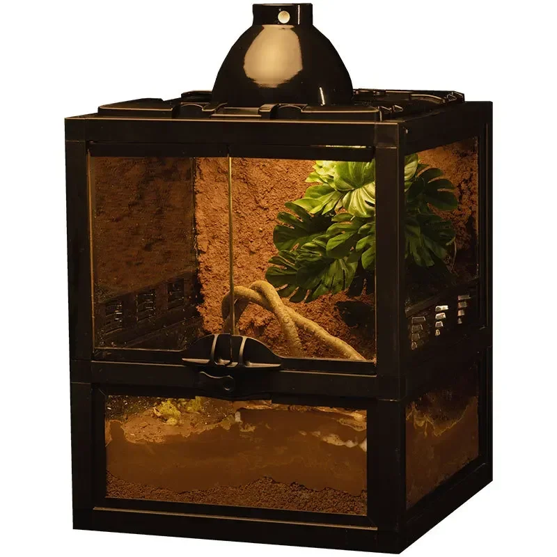 Большая высокая рептилия, прозрачный корпус для домашних животных ...