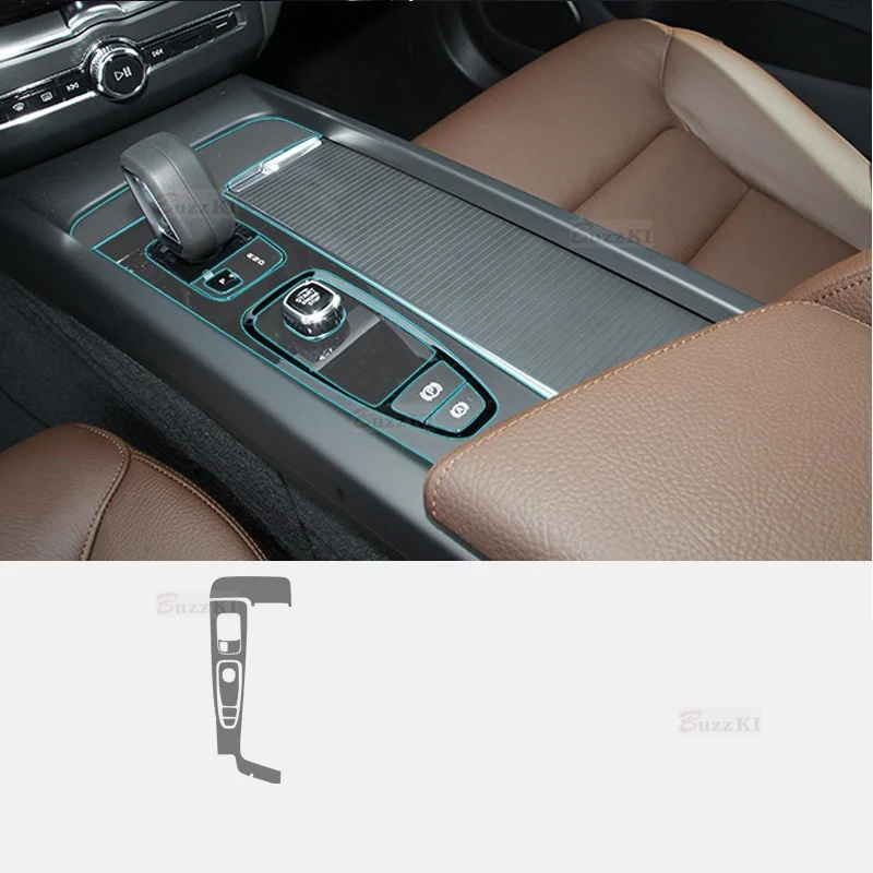 2018-2023 для Volvo XC60 ТПУ Прозрачная пленка автомобильная наклейка внутреннего