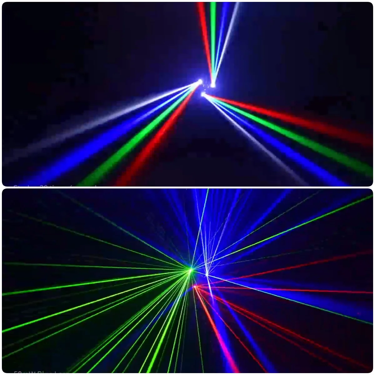 80 Вт стробоскопический лазерный движущийся головной светильник DMX512 RGB светодиодный многофункциональный поворотный сценический светильник с тремя рычагами для DJ Bar Party Disco (art.: 3920cdce1b91e) - 3920cdce1b91e