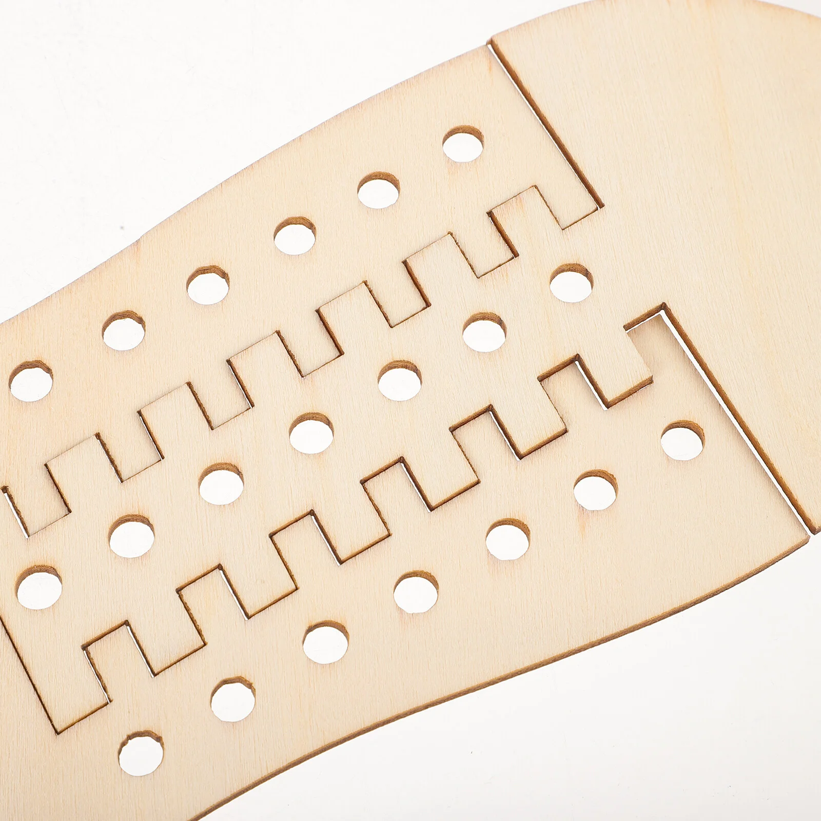 2 Pcs Props DIY Wood Sock Blockers Handmade Braiding Tool Crochet Socks Form Stocking Wooden Knitting Mold