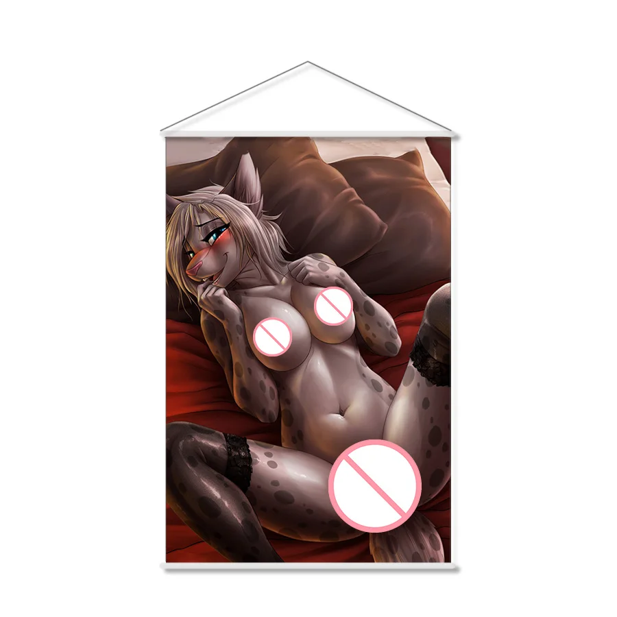 Сексуальная Фелида Клейли аниме настенная прокрутка висит постер домашний декор