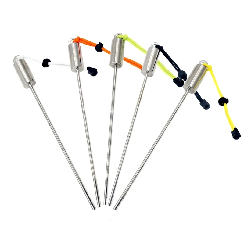 

11UE Stainless Lobsters Tickle Sticks Pointer Rod w/Adjustable Lanyard for Underwater