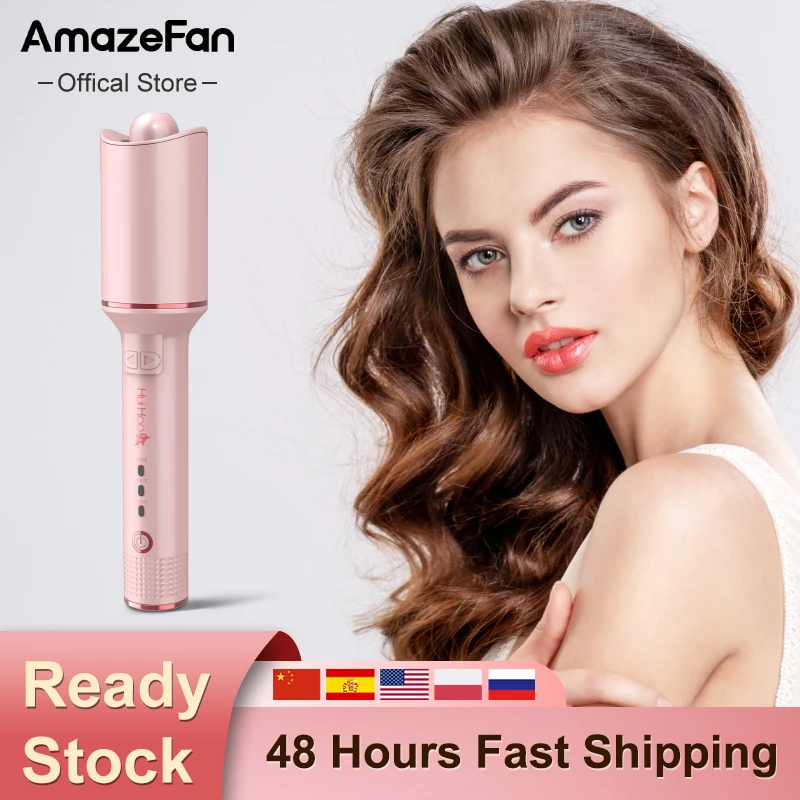 

AmazeFan Automatic Curling Iron Rotating Curls Waves Ceramic Curly Magic Hair Care Curler Professional Curler Styling Tools