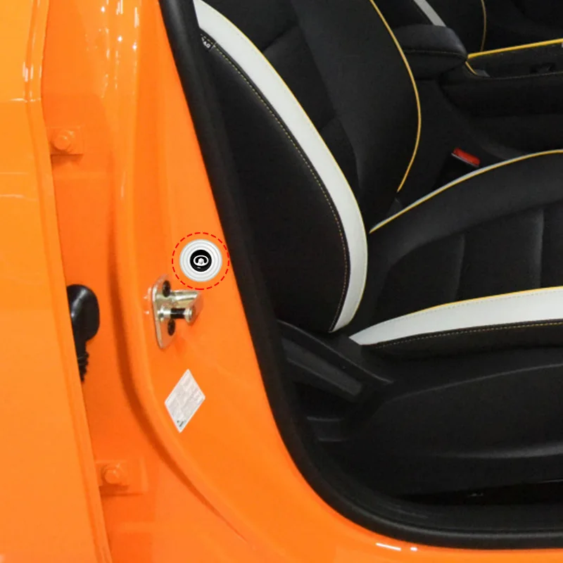 4 шт. светящиеся силиконовые наклейки на дверь автомобиля Chery Tiggo 2 3 8 Qq Iq Blossom Fulwin