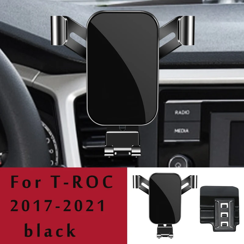 

Gravity Car Phone Mount Holder For Volkswagen VW T ROC T-cross T Cross Touran 5t1 2018 2020 2021 Car Interior Accessories