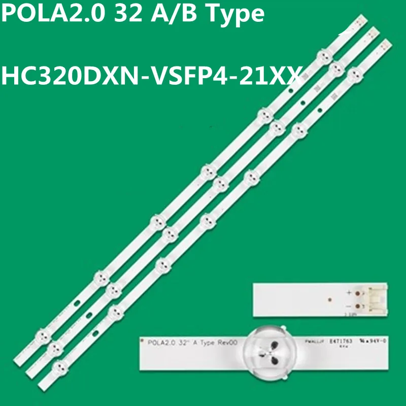 

590MM LED Srip 6/7leds For LIG INNOTEK POLA2.0 32"A/B TYPE 32LN5100 32LN5180 32LN540B 32LN545B 32LB536B HC320DXN-VSFP4-21XX