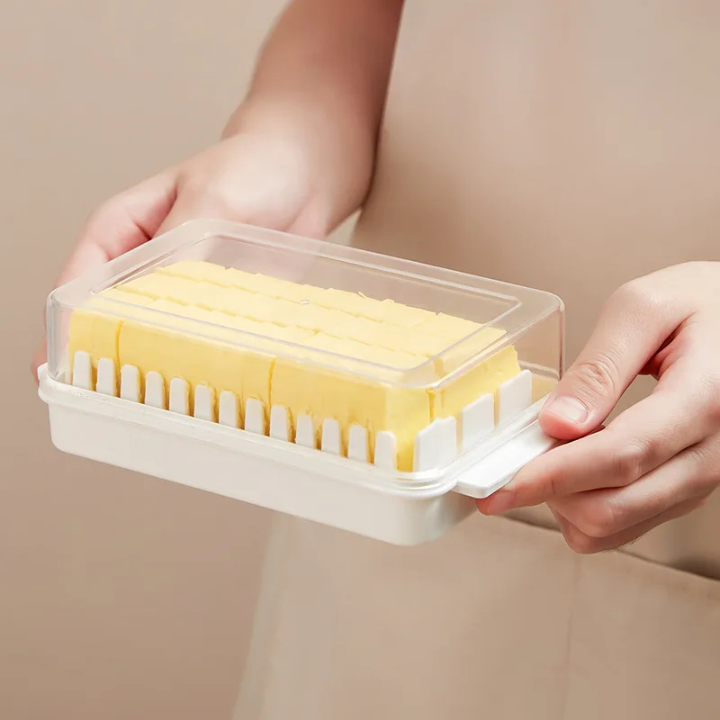 

Splitting Butter Cutting Storage Cutter Butter Storage Box Box Box With Crisper Container Seal Lid Butter Refrigerator