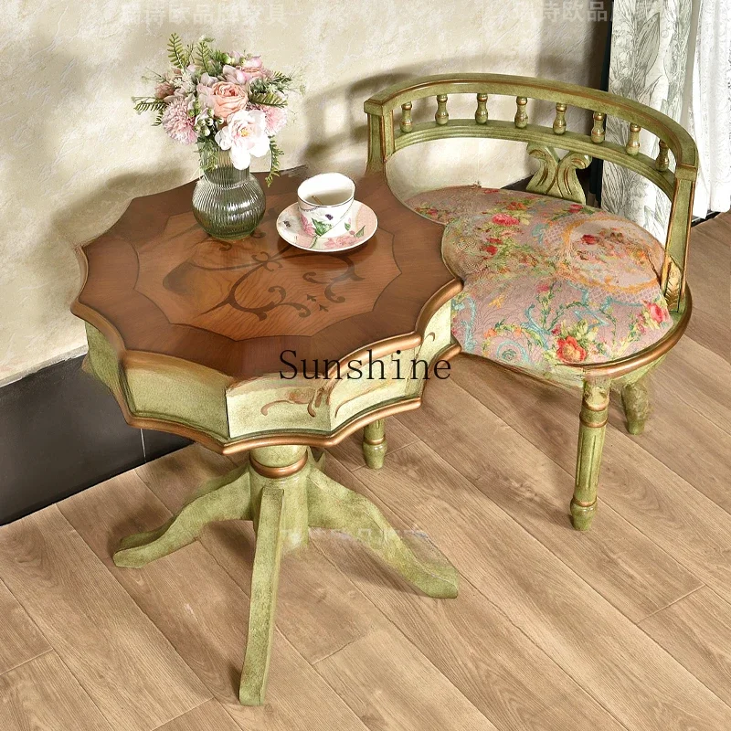 Американский кантри окрашенный диван для гостиной ретро-паркетный ящик