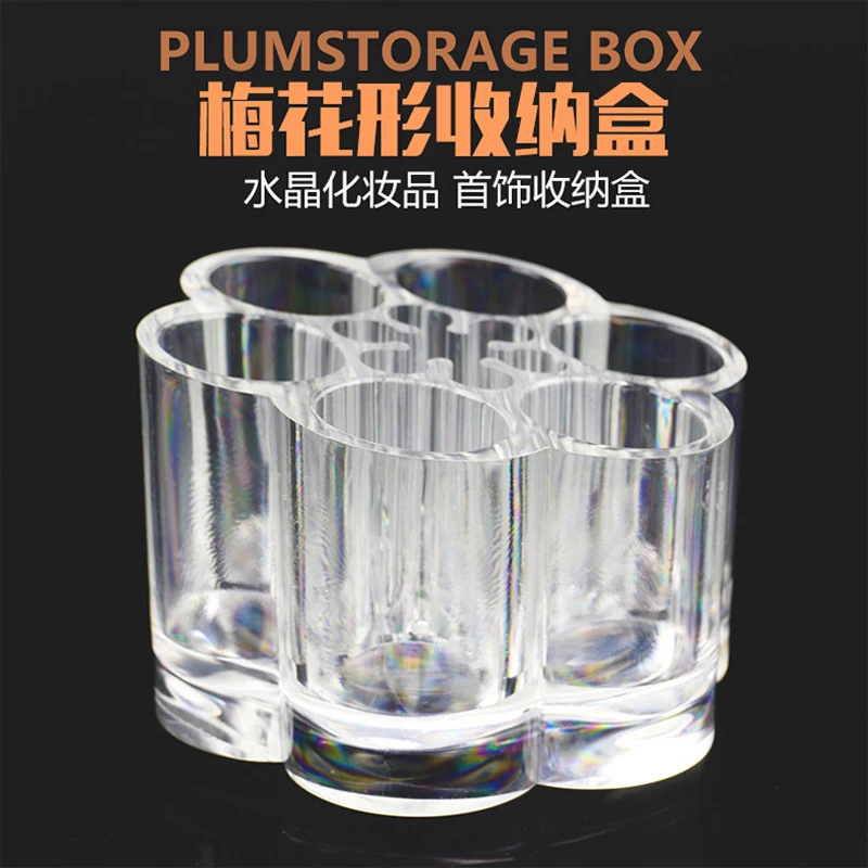 

Transparent Microblading Acrylic Manual Pen Stand Holder Permanent Makeup Tattoo Cream Storage Box