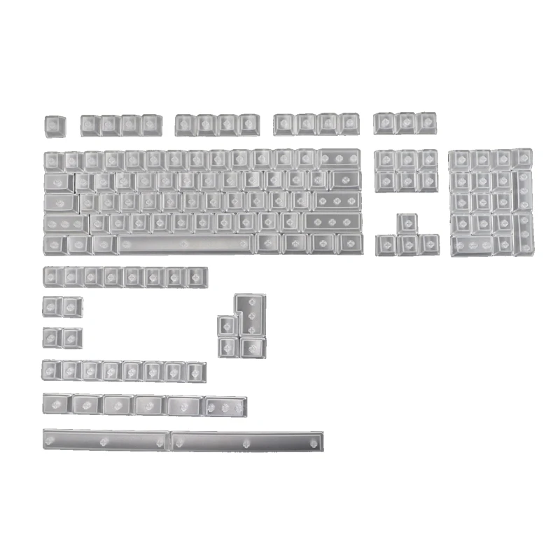 

Прозрачная механическая клавиатура ABS клавиши матовая клавиша с подсветкой для cherry Switch E8BE