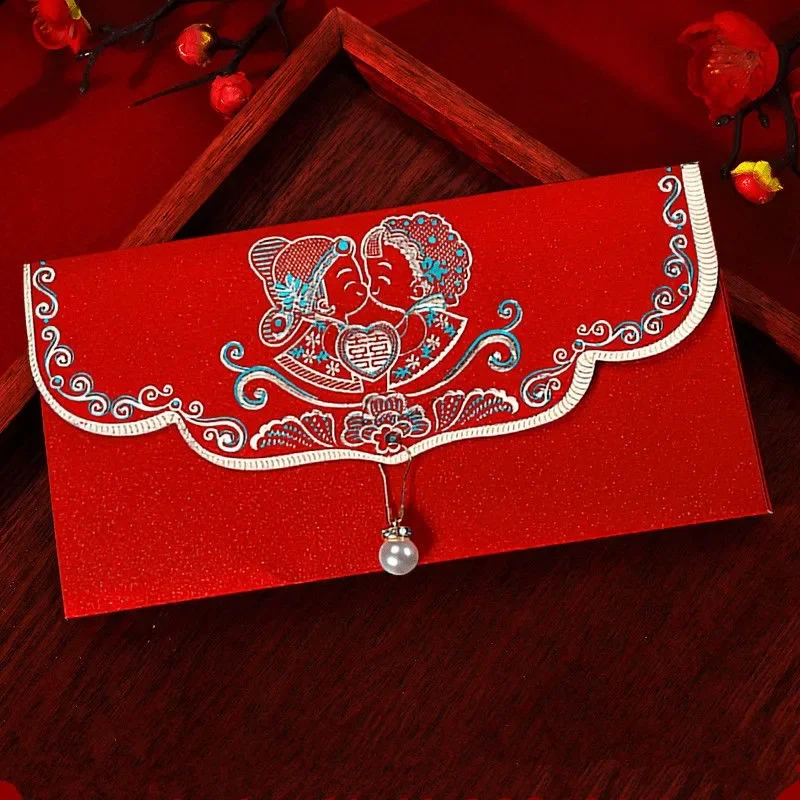 

Красные конверты для денег LISHIFENG, 10 шт.