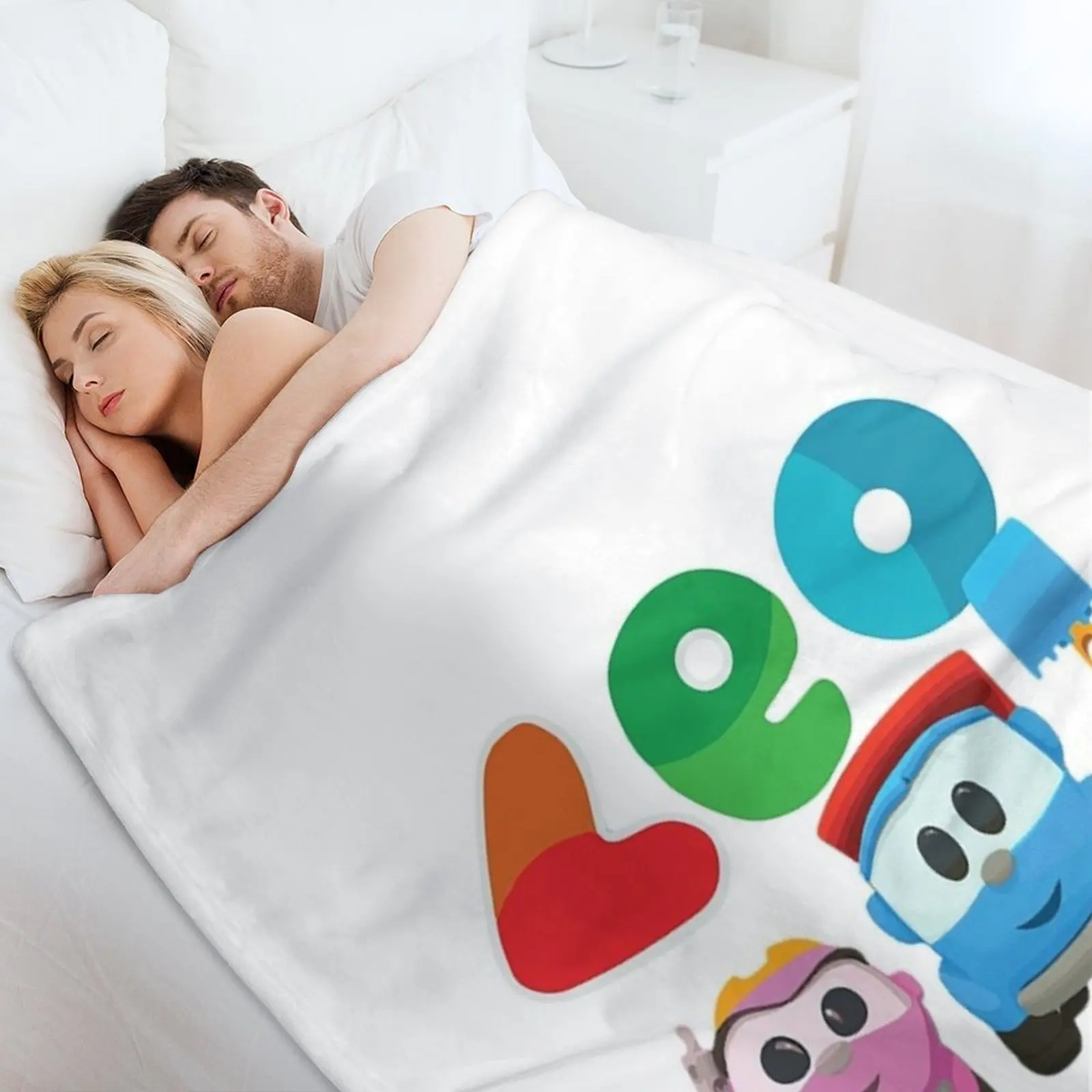 Фланелевое одеяло Leo The Truck