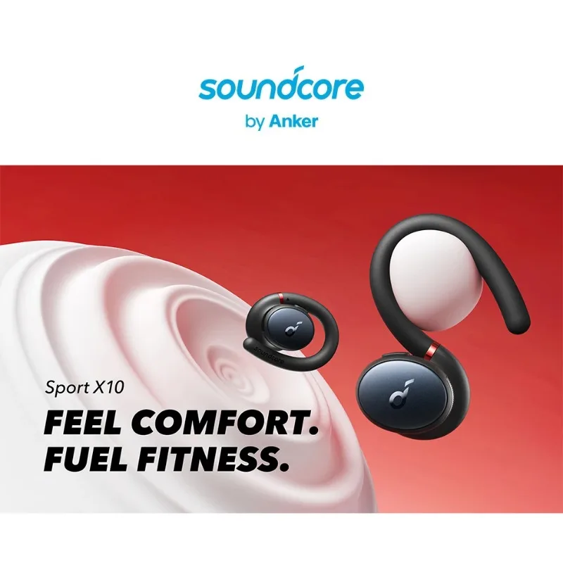 Фото ANKER Sport X10 Bluetooth 5.2 Наушники Спортивные басы IPX7 Водонепроницаемые спортивные наушники с защитой от пота №2