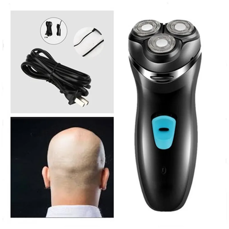 3d Floating Rotary Shaving Machine Freedom Baldhead Skull Razor Ac Stronger Power Sharp Blade Cut