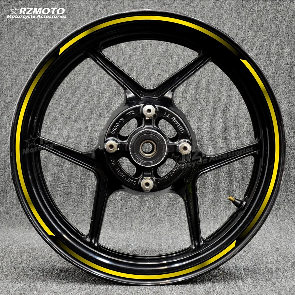 

17 дюймов Передняя и задняя наклейка на ступицу колеса мотоцикла, водонепроницаемые светоотражающие наклейки на обод для NINJA650R ER6F ER6N ER4 FN ER5 ER4 14R