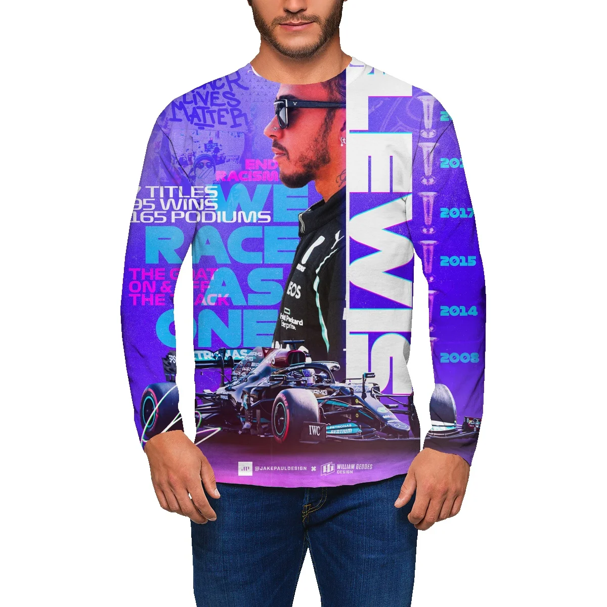 

American retro street football star long-sleeved loose ins Europe and the autumn and winter couple round neck sweater