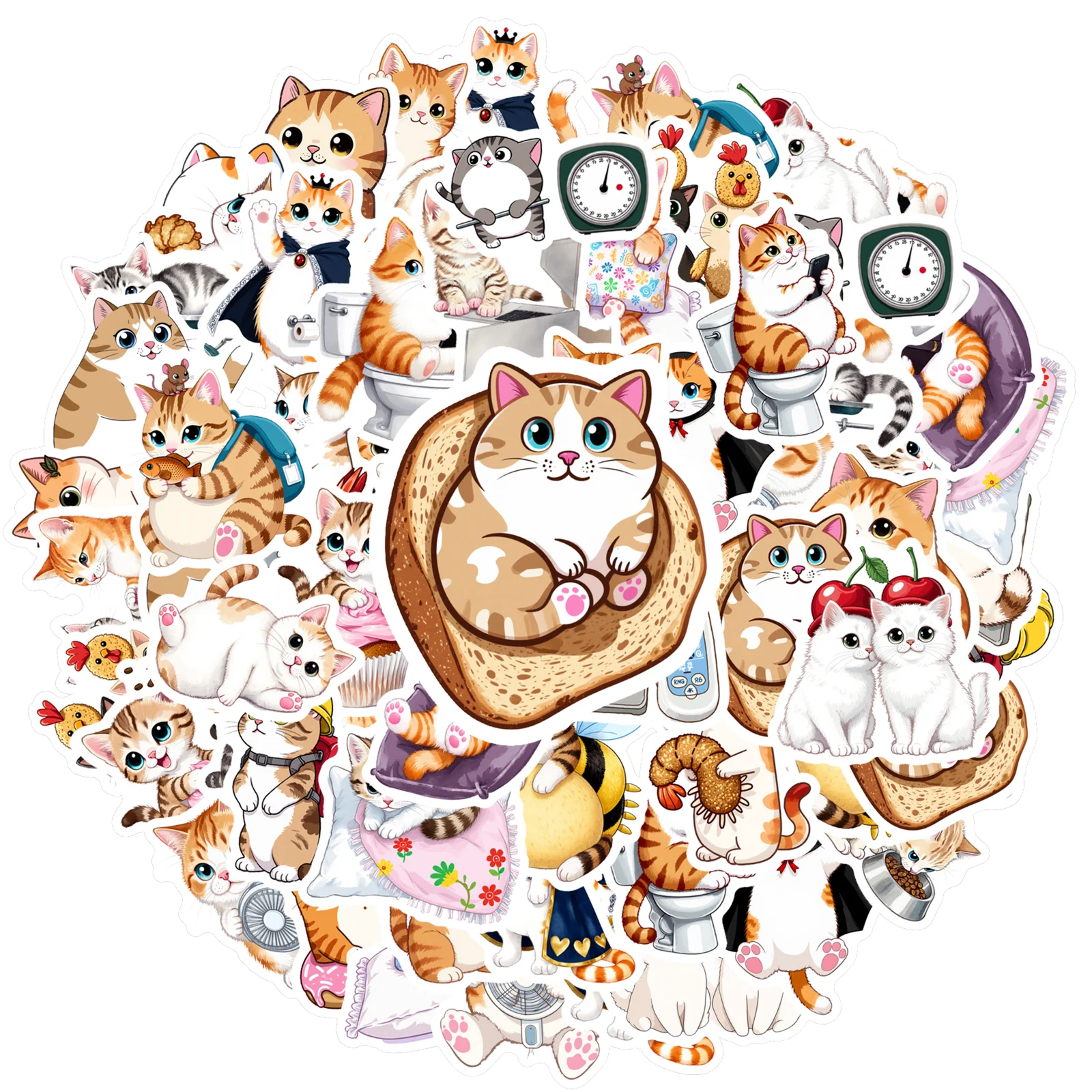 

Мультяшные наклейки с животными 35 шт.