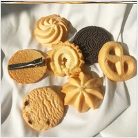 novelty cookies cute hairpins simulation food fun and funny hairpins female side clips hairdress creative hairpin for girl woman