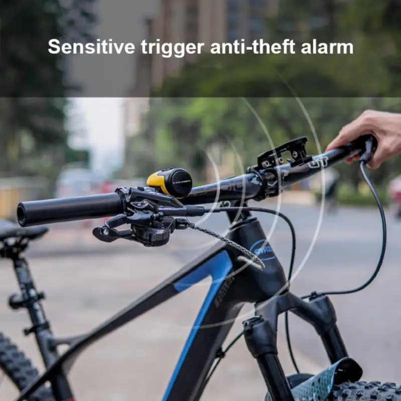 

Electric Alarm Horn MTB Bicycle Anti-theft USB Charging Safety Warning Bell