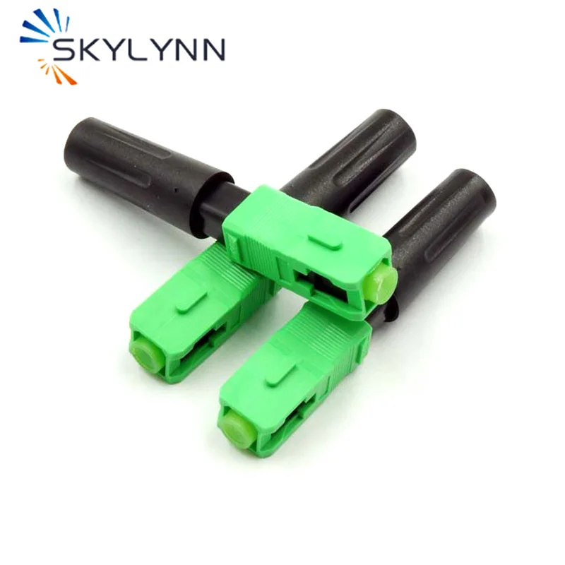 SC/APC SC//UPC Drop Cable Connector 58mm Fiber Optic Fast Connector 50/100/200 pcs For FTTH Ship Out In 24 Hours